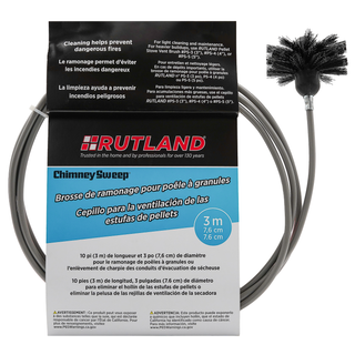 Chimney Sweep® Pellet Stove Vent Brush with Handle